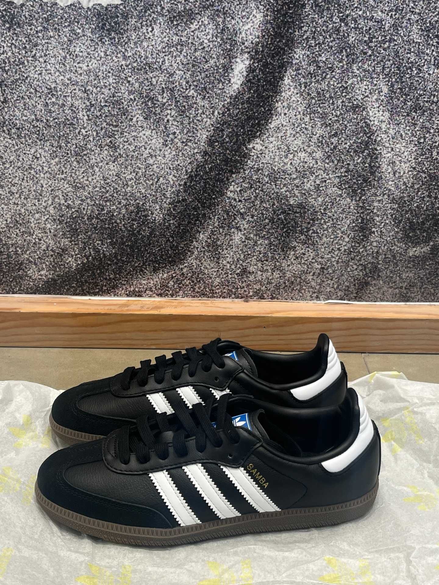 Czarny\samba0G\adidas\nowy UnisexTrampki.38.5