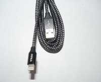 Kabel USB LIGHTNING do iphone materiałowy