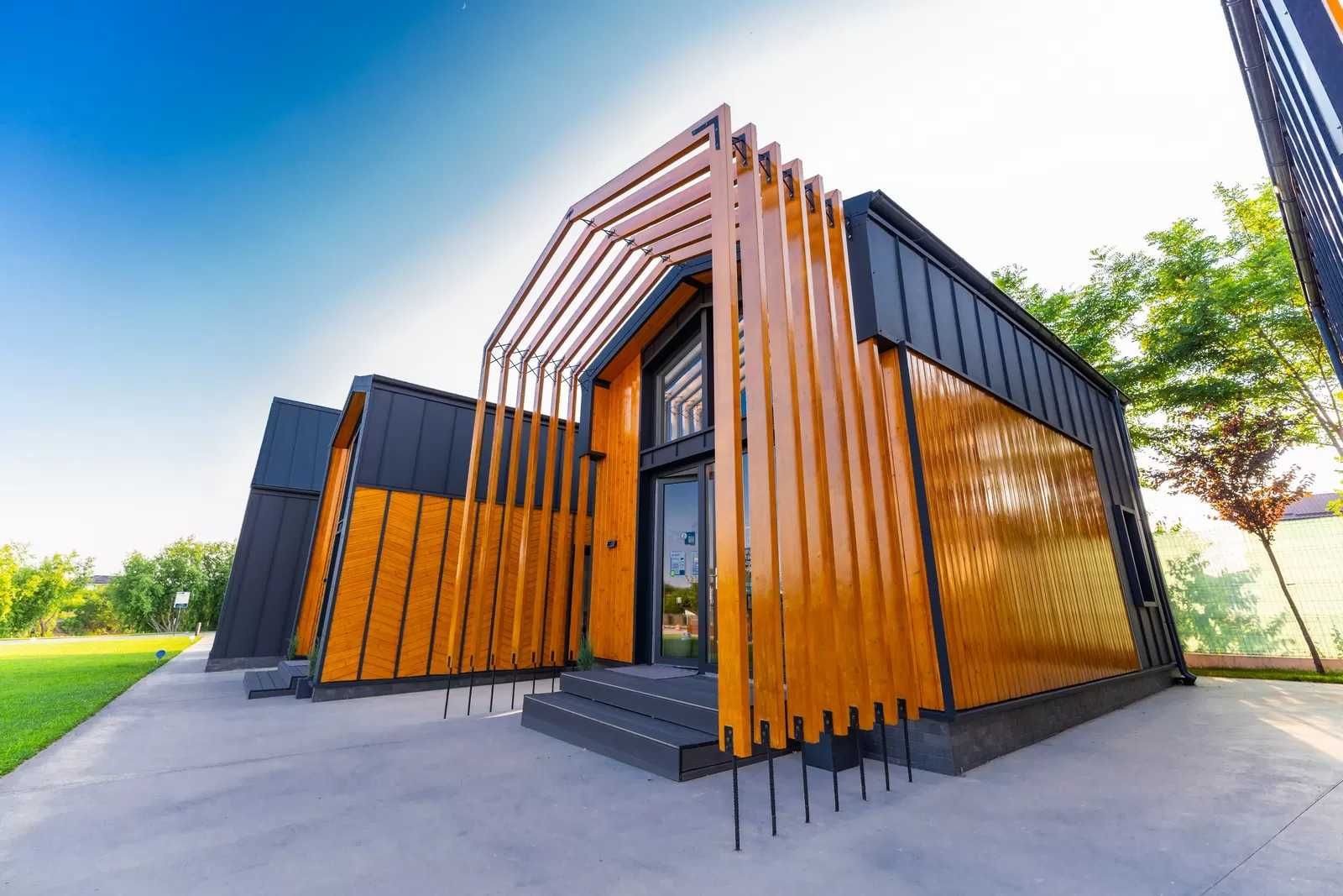 Dom bez pozwolenia całoroczny 70 m2 energooszczędny drewniany MTB FOUR