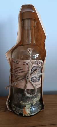 Butelka do zrobienia nalewki z wkładem Karmelowe Whisky prezent