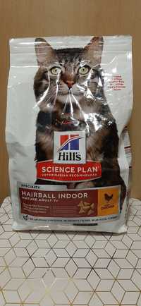 Hill's HAIRBALL INDOOR         mature adult 7+ 1,5кг
