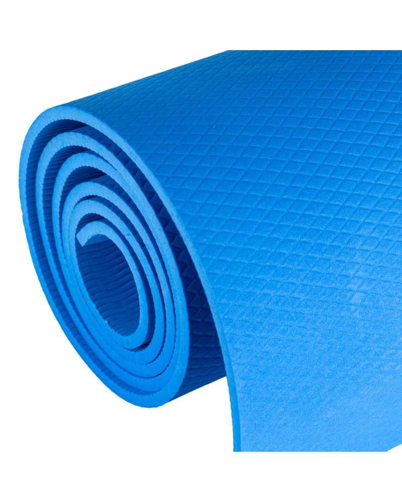 Mata do ćwiczeń RBSPORT RB50668 - 0,6 cm - niebieska