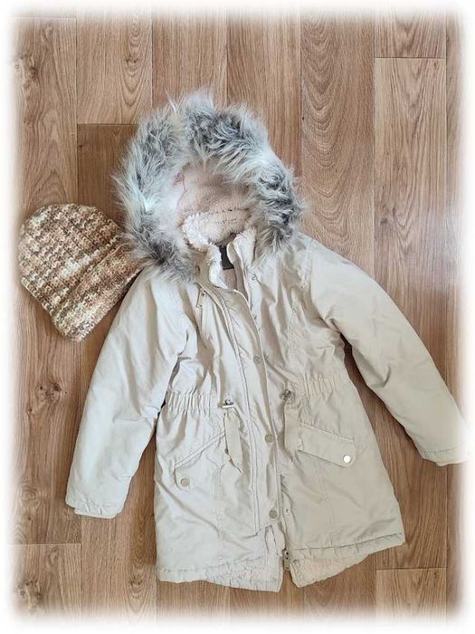 Куртка зимова NEXT / шапка / парка зимняя / зимние вещи  122 – 128