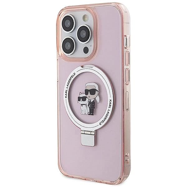 Etui Karl Lagerfeld Ring Stand Karl&Choupettte MagSafe do iPhone 15 Pr
