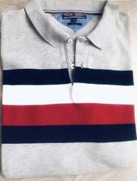 Koszulka Polo Tommy Hilfiger popiel szara XXL