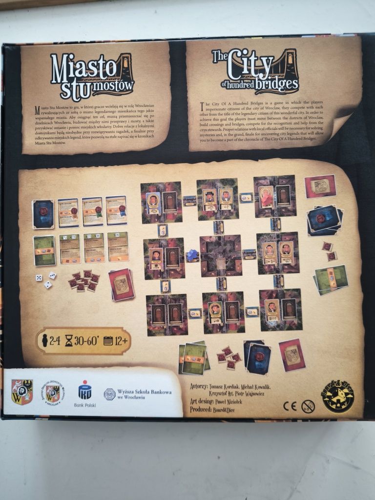 Gra planszowa Miasto stu mostów Wrocław