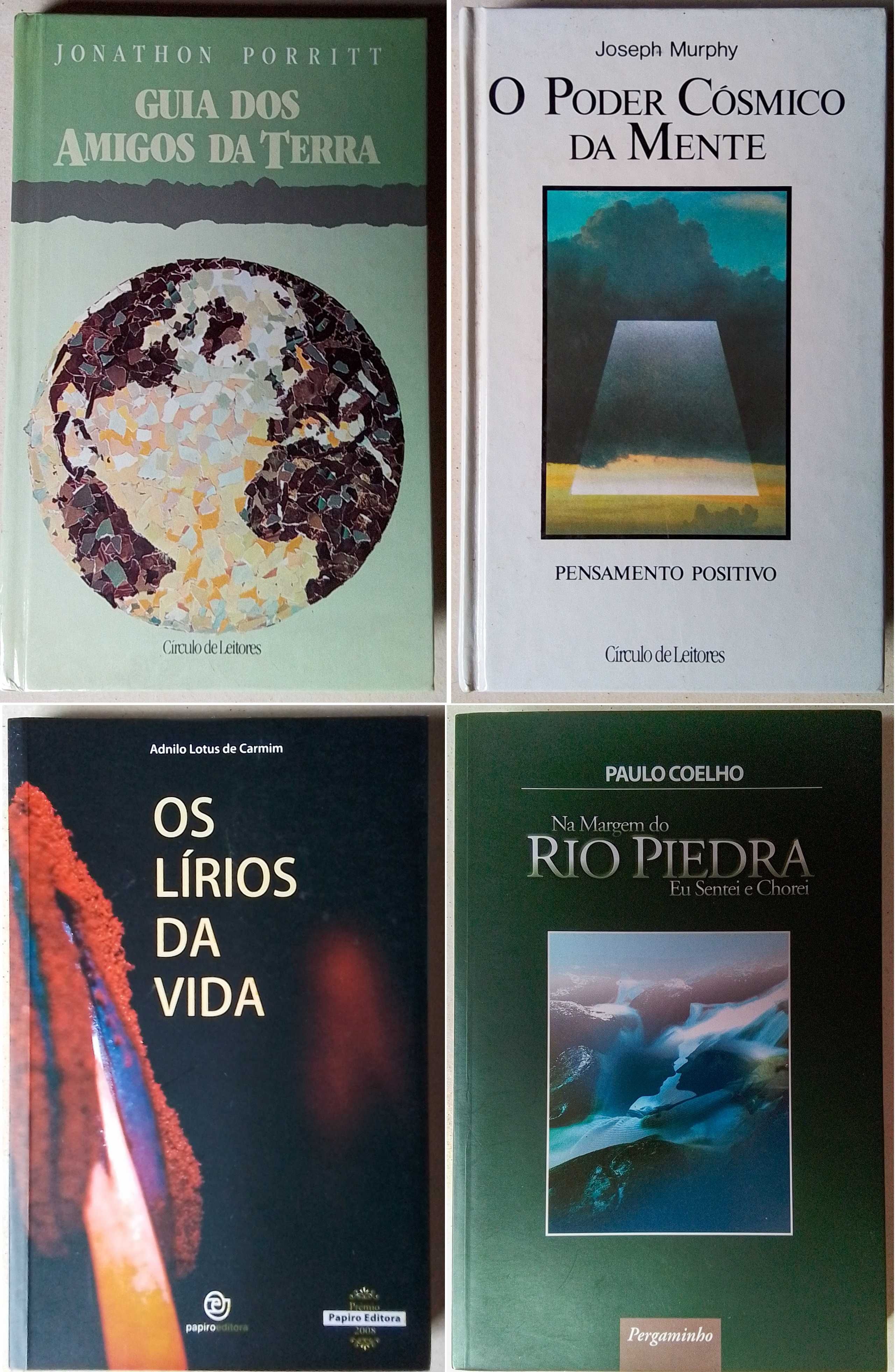 Pack de 7 livros de auto-ajuda + 1 romance de Paulo Coelho