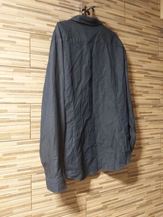 Koszula męska bawelniana jinsowa xxl z  stójką