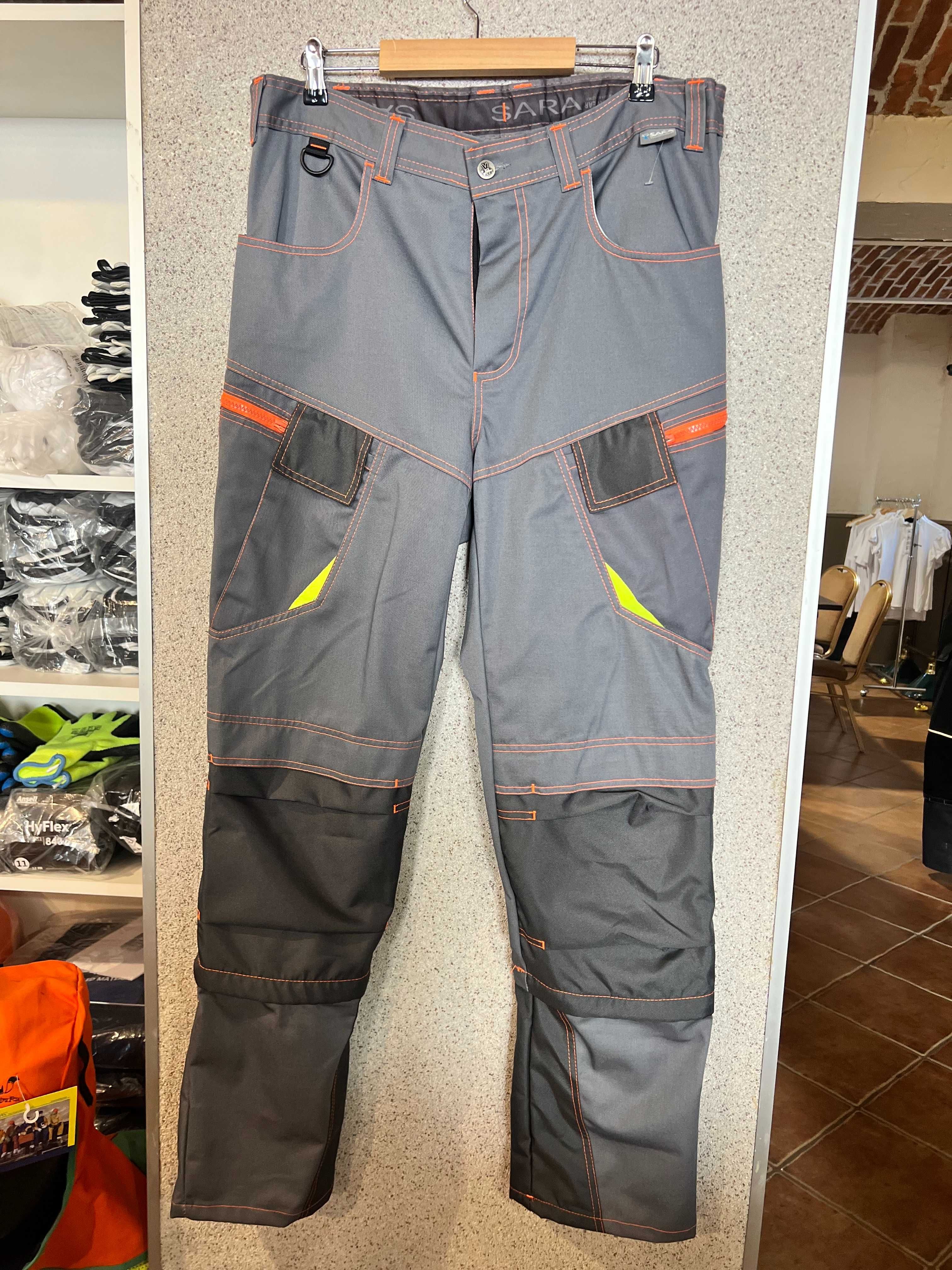 Spodnie robocze SARA WORKWEAR MAJSTER – rozmiar L, nowe