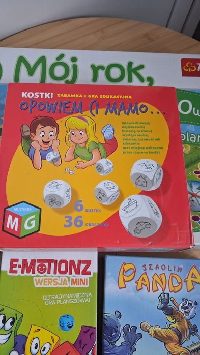 Gry planszowe do nauki i zabawy dla dzieci.
