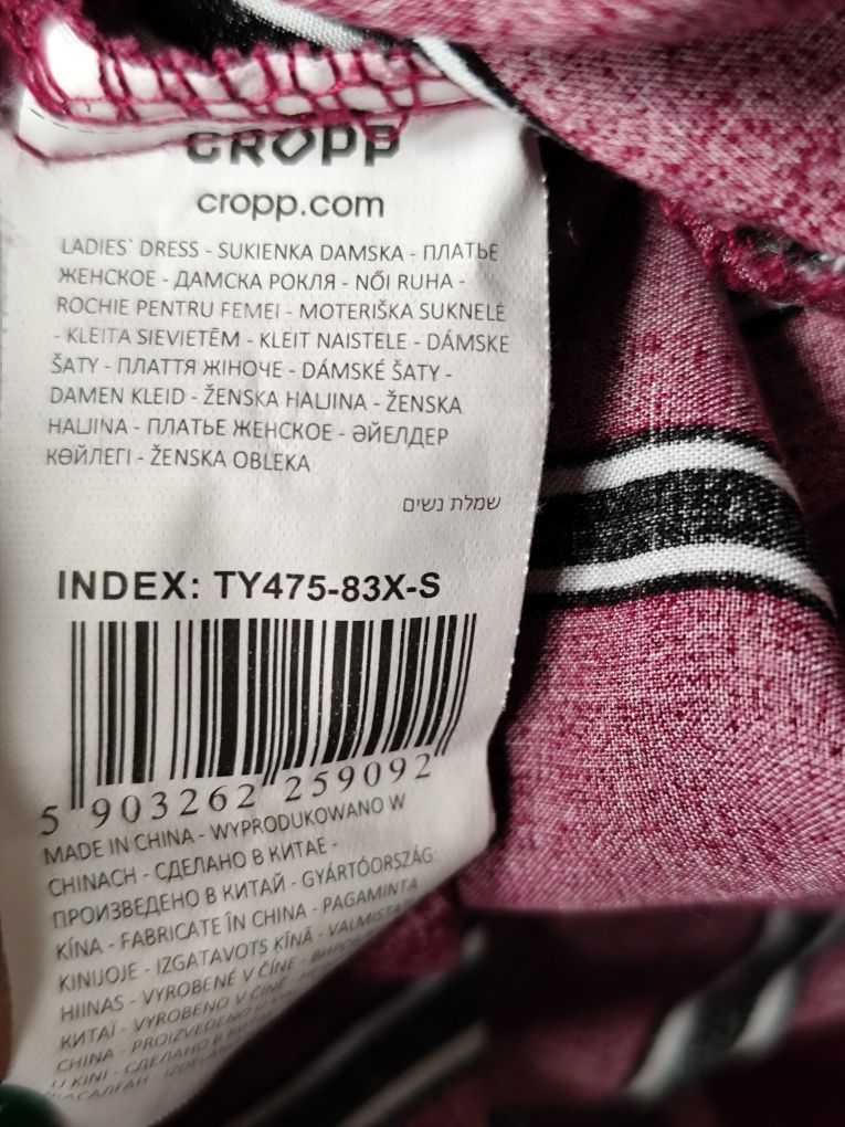 Sukienka damska koszulowa długa koszula damska w paski Cropp r. S