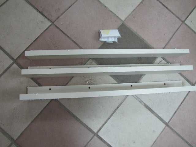 Półki ścienne regał a skiązki wiszące 3 szt komplet 90cm RLAVBL