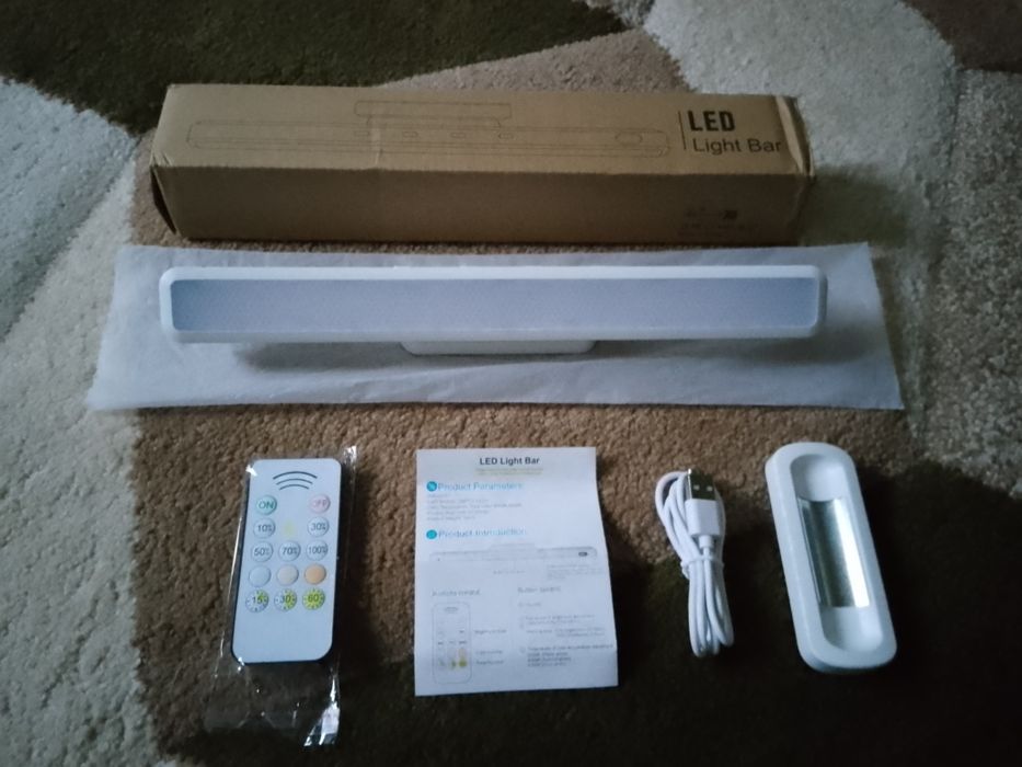 Лампа светильник ночник. Большая батарея, дисплей, пульт, яркость!!