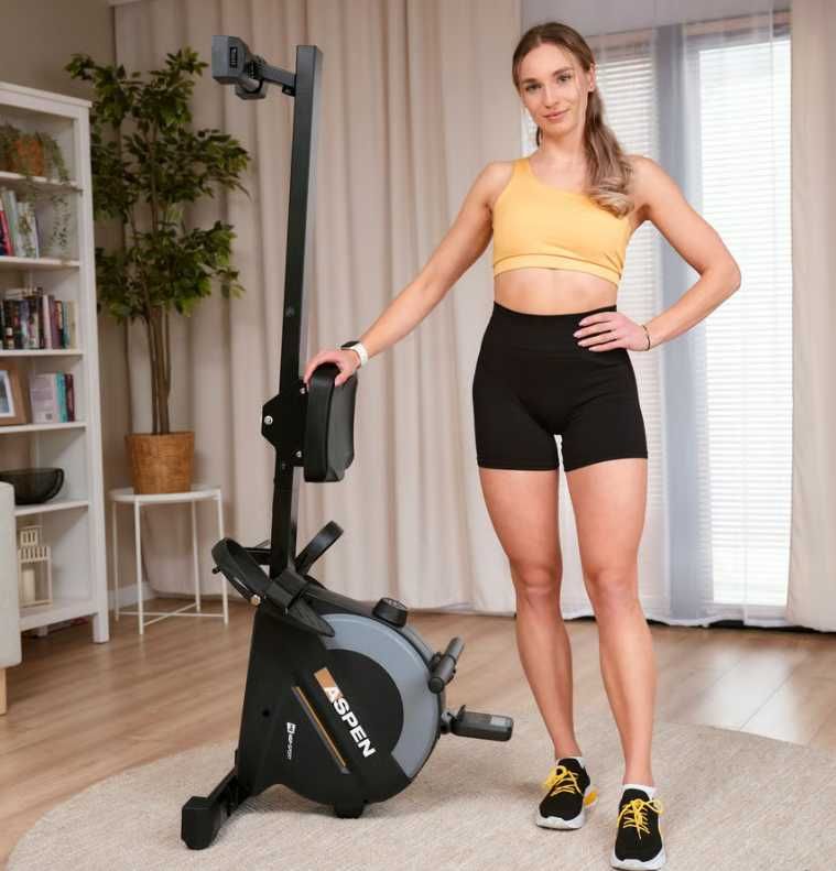Тренувальний гребний тренажер Hop-Sport HS-080R Aspen магнітний