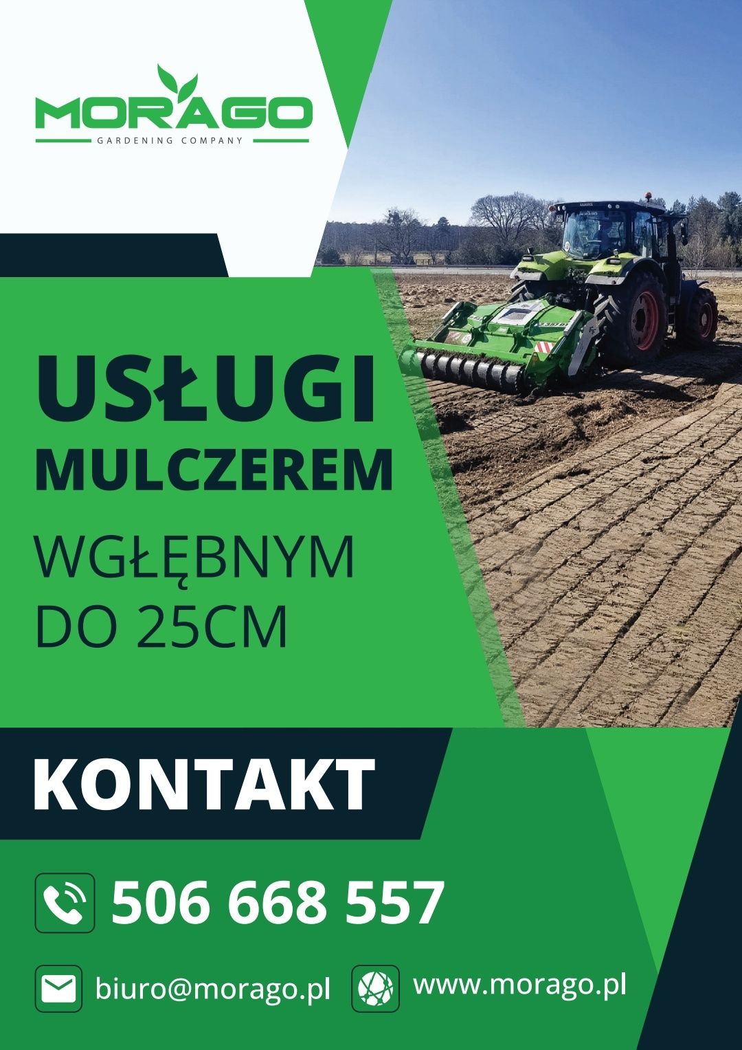 Usługi rekultywacji | mulczer wgłębny| karczowanie | niwelacja