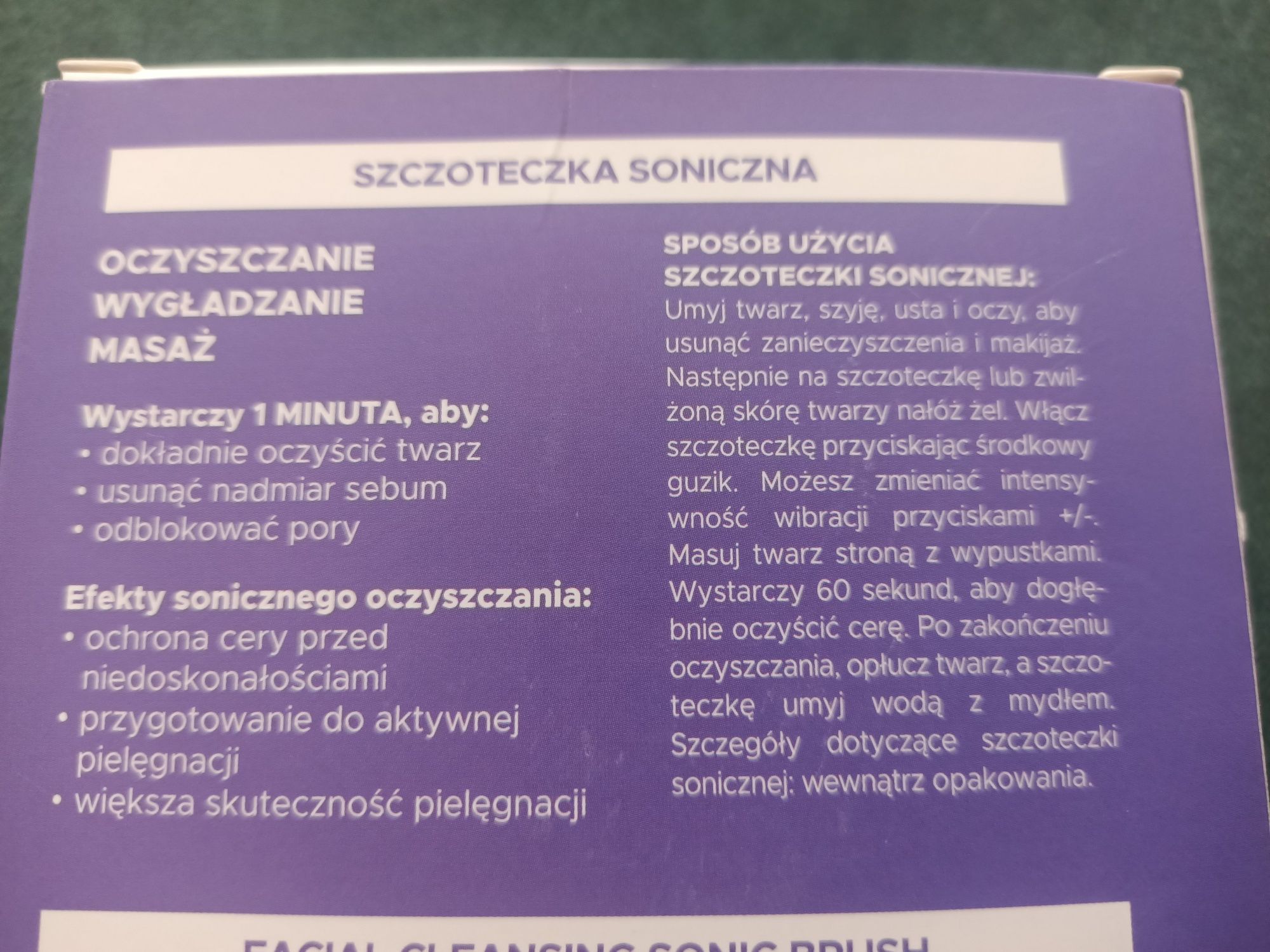 Nowa szczoteczka soniczna.