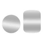 Iron Plate Blaszki do Uchwytu Magnetycznego Silver 2 szt.