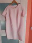 Letnia sukienka pudrowy róż 50/52/54/XXXL