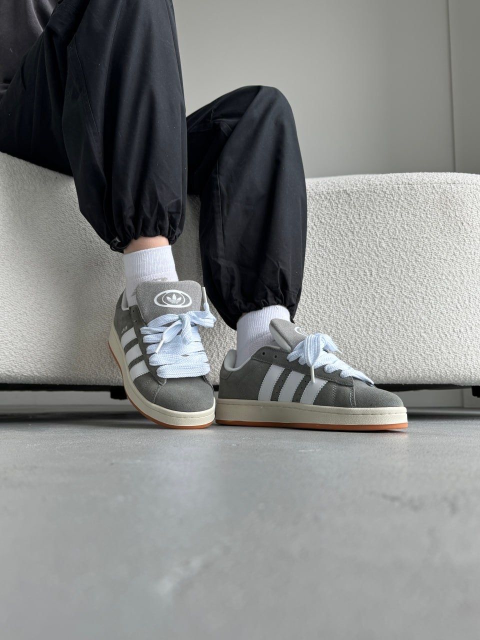 Кросівки Adidas Campus 00S Grey/White р36-45