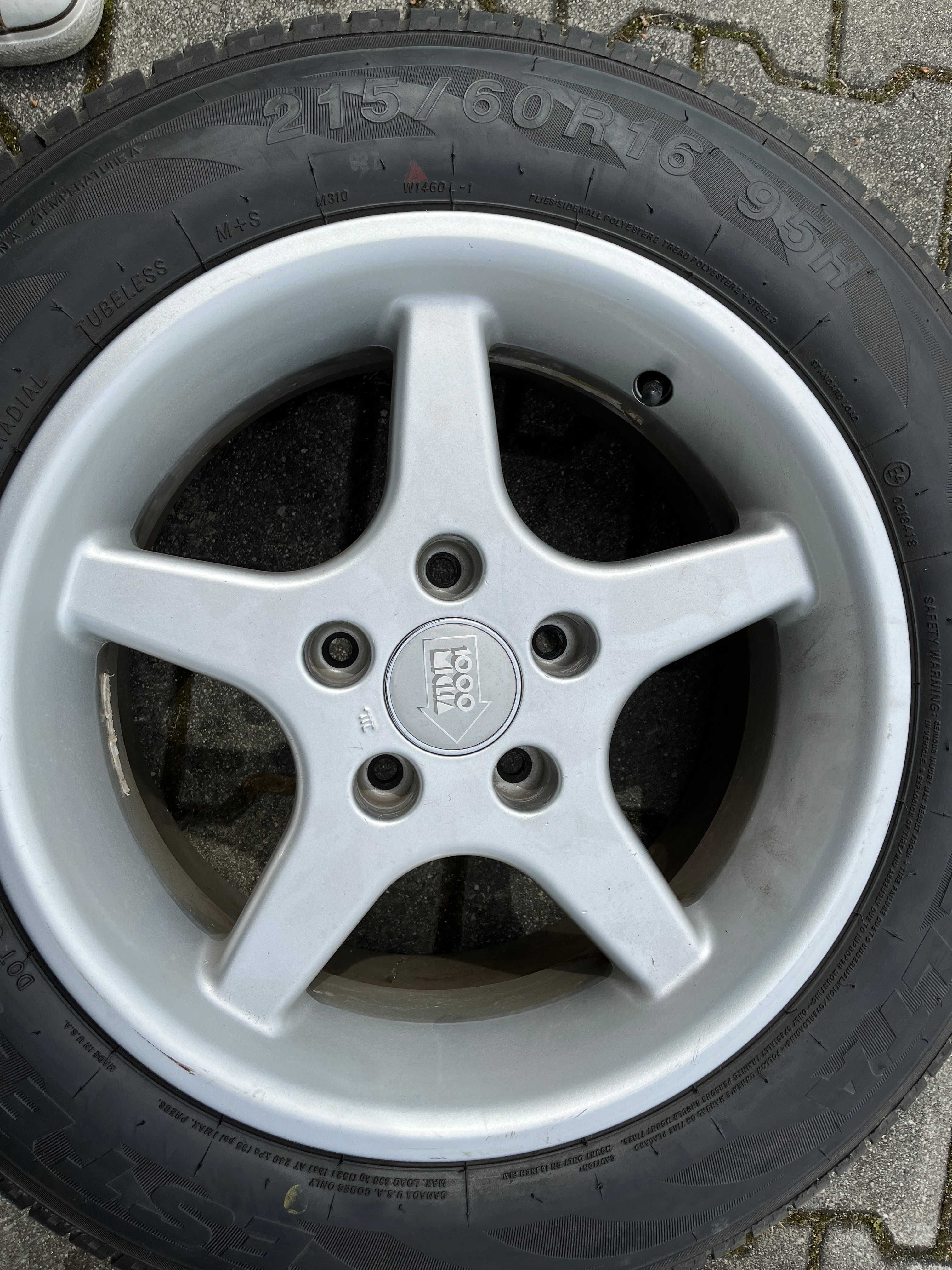 Felgi Mille Miglia 16' ET20 5x120 z oponami | BMW