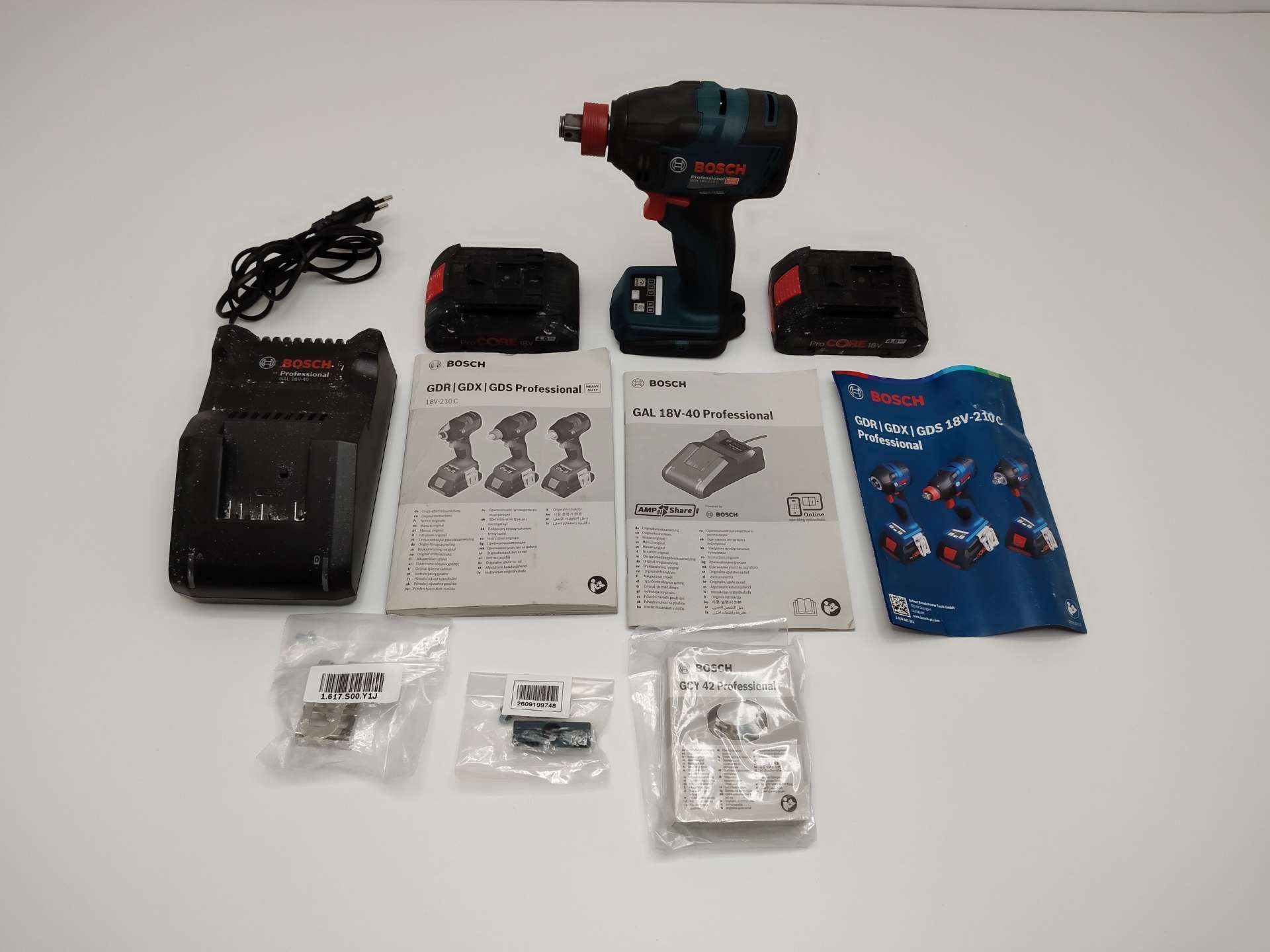 Bosch Professional Akumulatorowy klucz udarowy GDX 18V-210 C, 5,2 KG