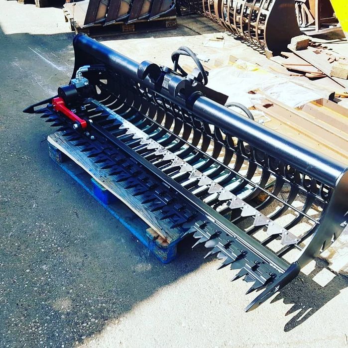 Łyżka kosząca GHEDINI 2 metry, melioracyjna do koparki. Ażurowa