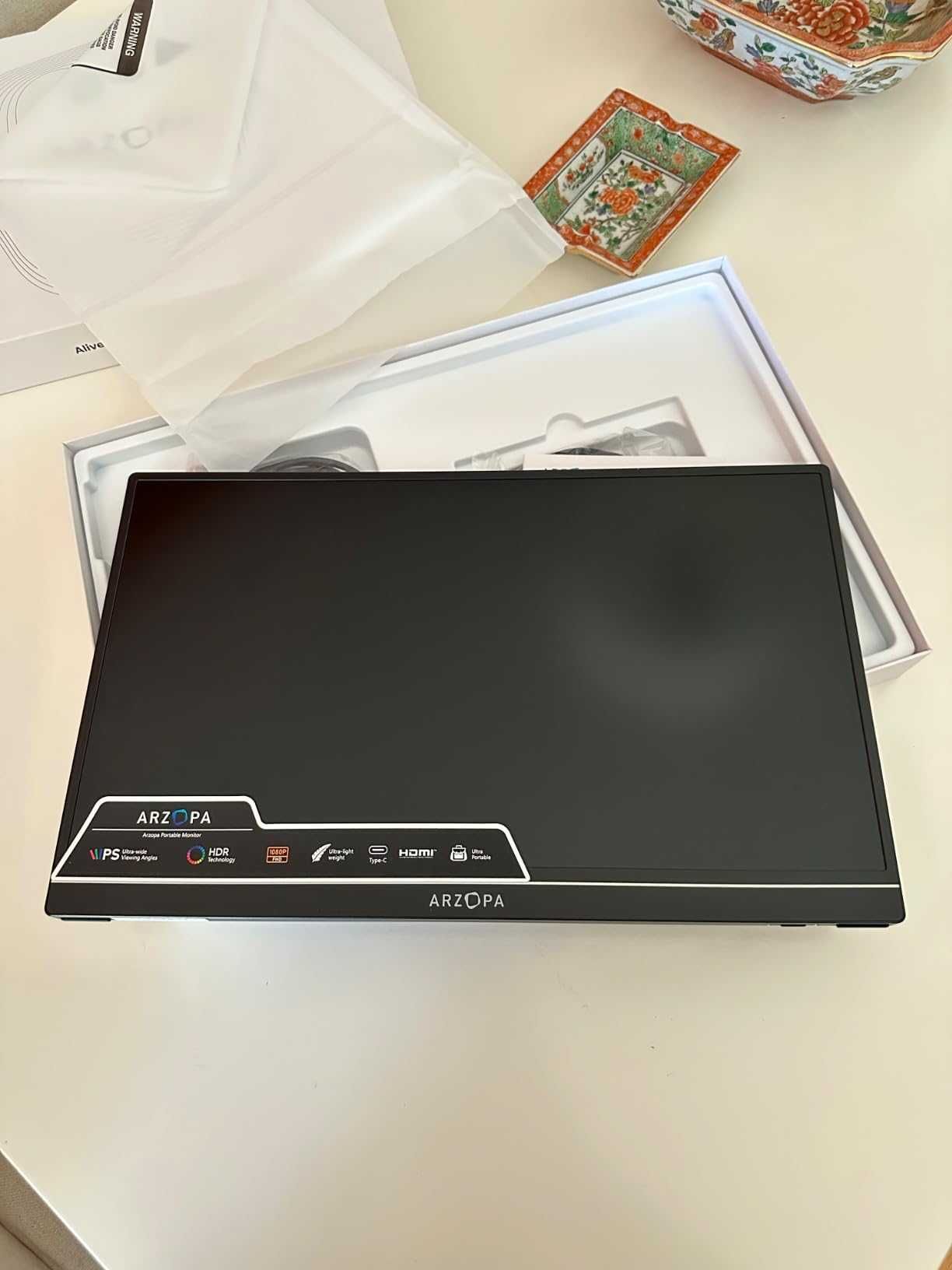 Monitor portátil Arzopa 16" 2560x1600 IPS 500Nits Novo Z1RC USB C