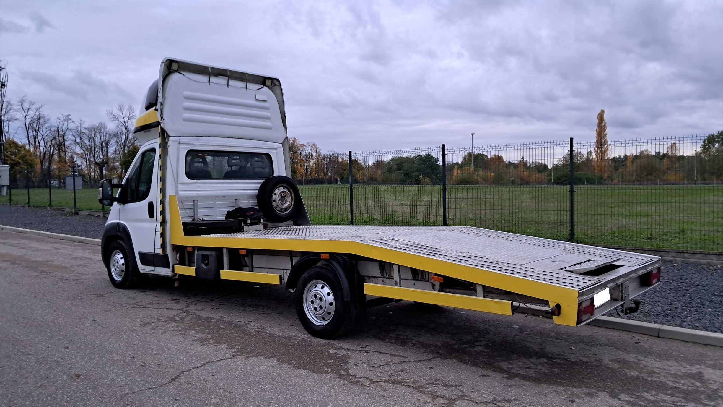 PEUGEOT BOXER 3.0 180KM Autolaweta FV Najazd Aluminiowy Tempomat Klima