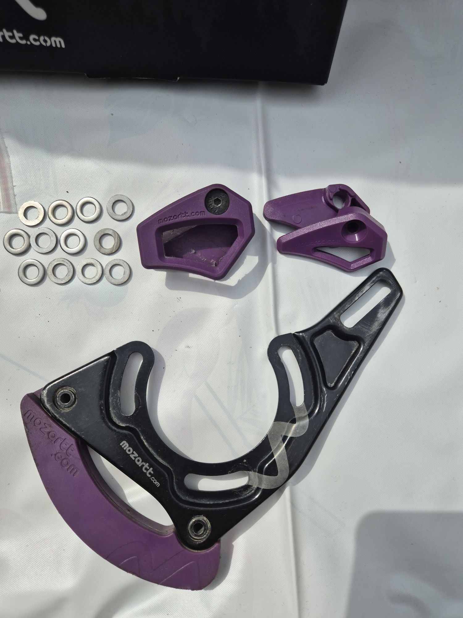 Mozartt napinacz łańcucha HXR steel fioletowy