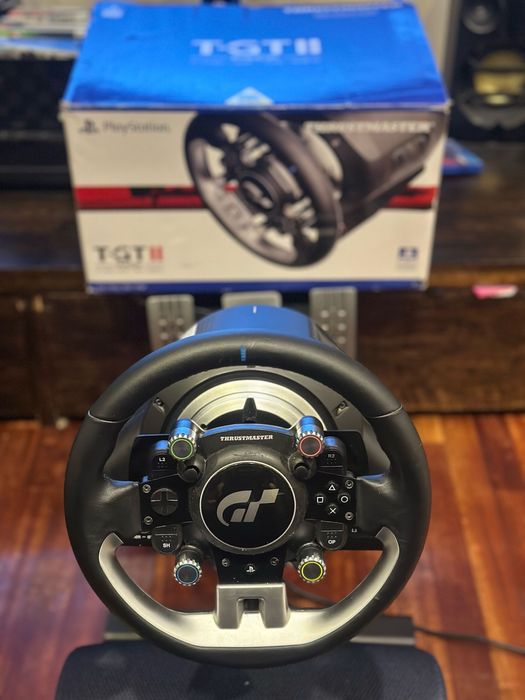 Kierownica T-GT2 PS5 (kierownica, baza i pedały) full setup