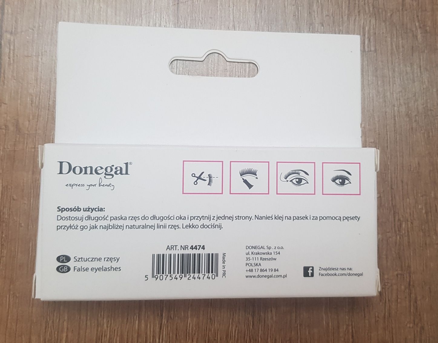 Donegal sztuczne rzęsy na pasku Glamour 4474