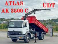 Mercedes-Benz ATEGO 1823 * WYWROTKA 5,25 m + ATLAS AK 3500C * STAN BDB