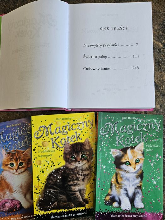 Sue bentley magiczny kotek królik piesek konik