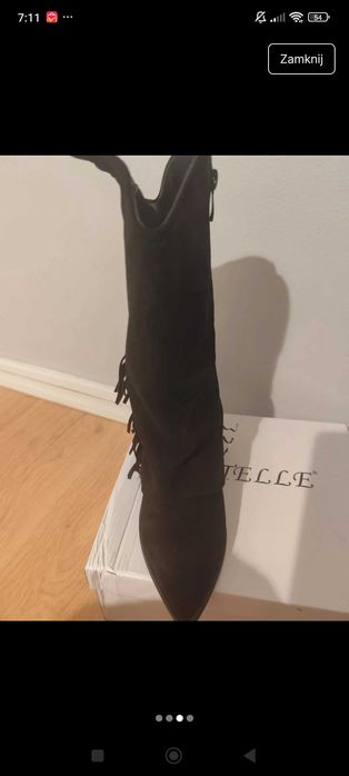 Sprzedam nowe kozaki damskie rozmiar 36