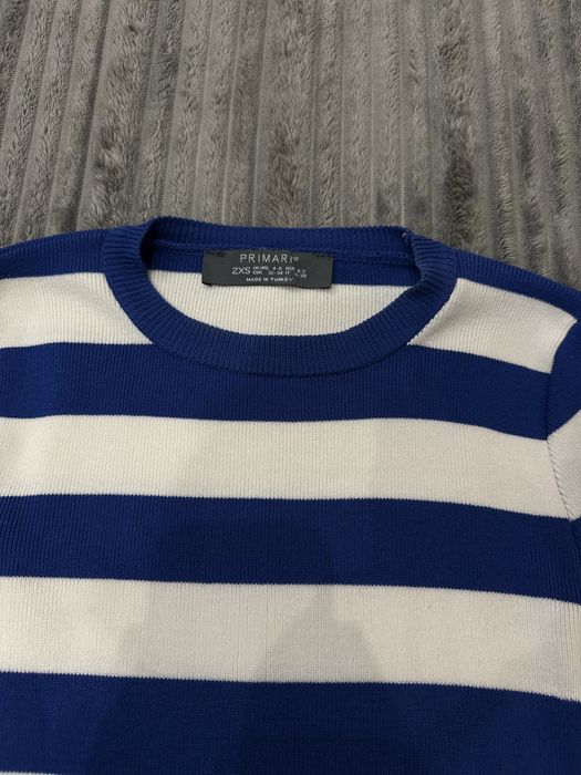 Женский лонгслив в полоску