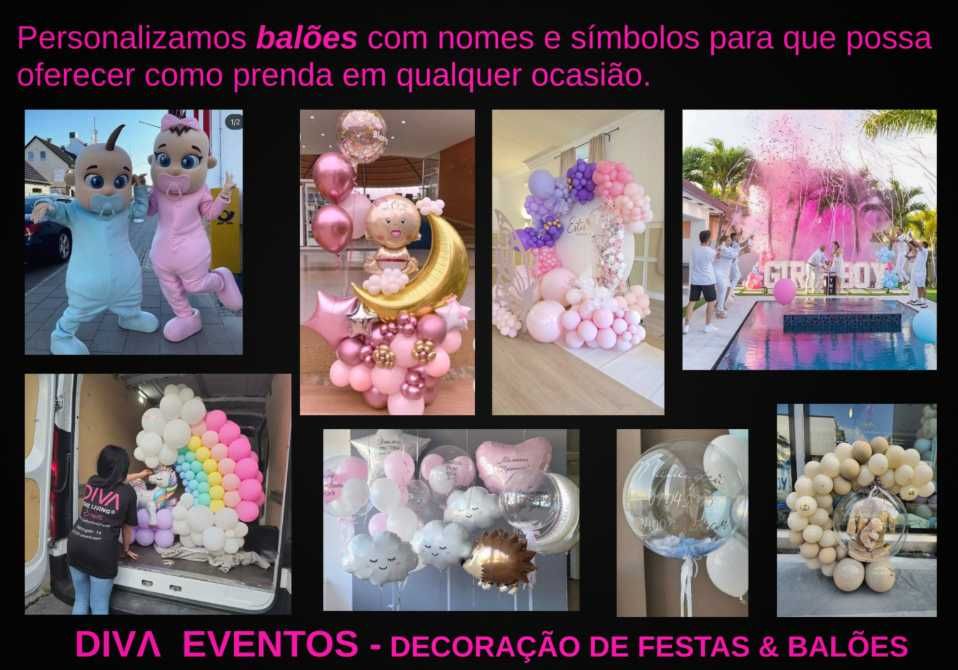 decoração de festas temáticas aniversários chá revelação baloes
