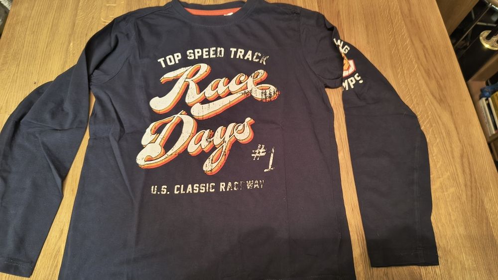 Bluzka t-shirt z długim rękawem 152 dla chłopca 5 10 15