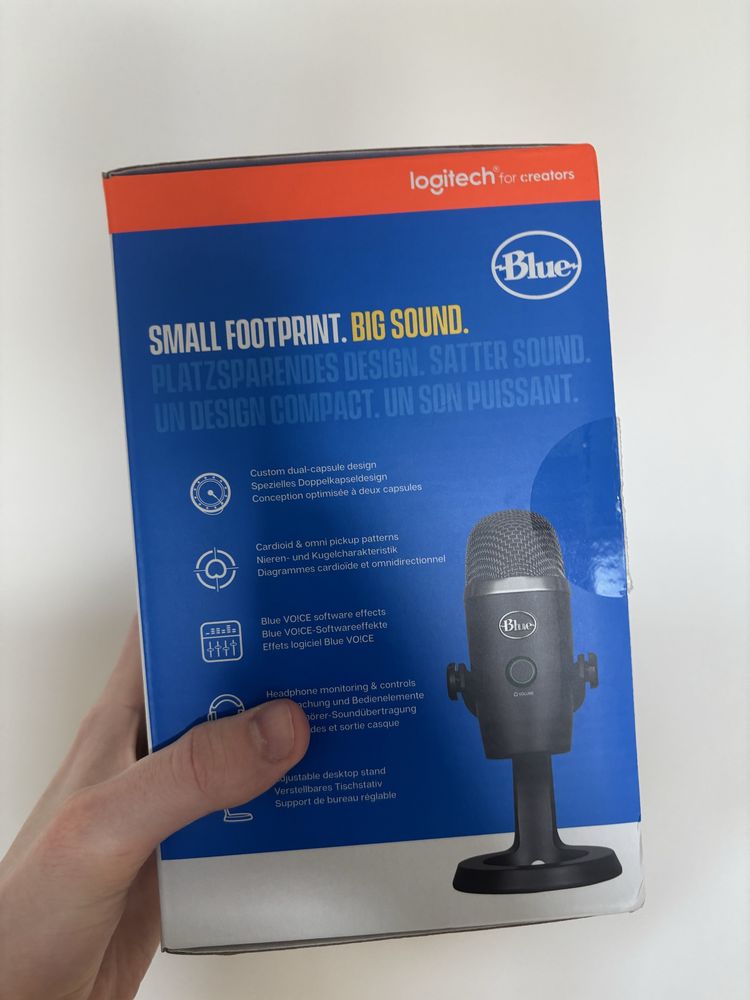 Blue Yeti Nano – mikrofon USB
