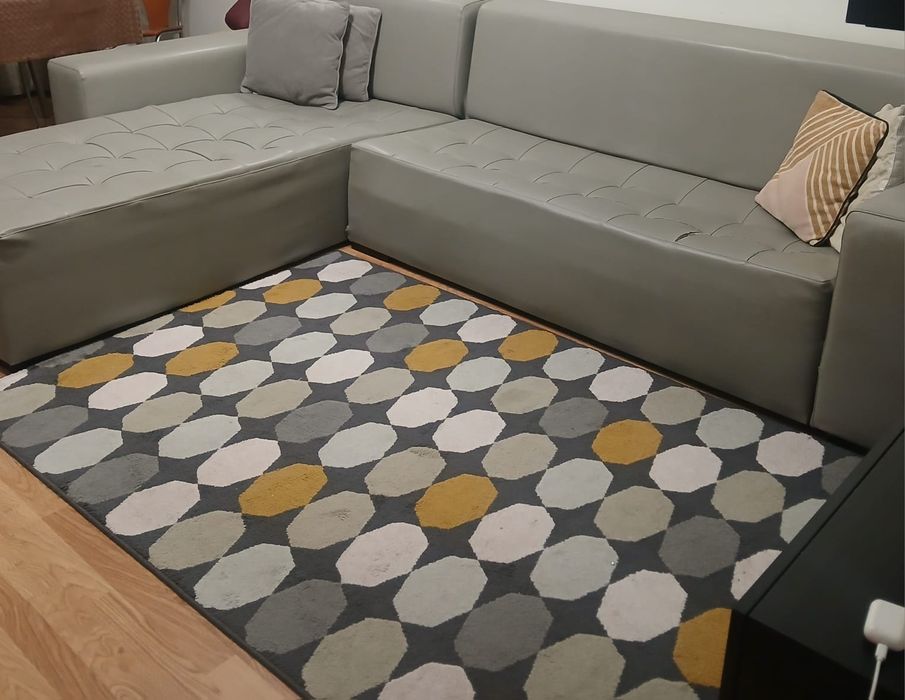 Sofá chaise longe pele de búfalo