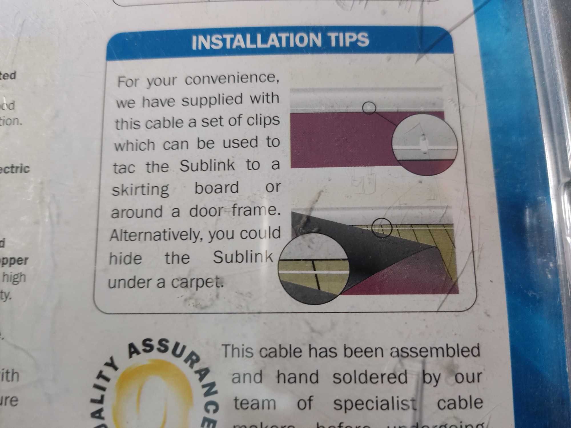 Cambridge Audio Sublink 7,5m. kabel do subwoofera, przewód Professiona