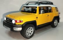 Toyota FJ Cruiser металлическая модель 1:24 CHE ZHI со звуком и светом