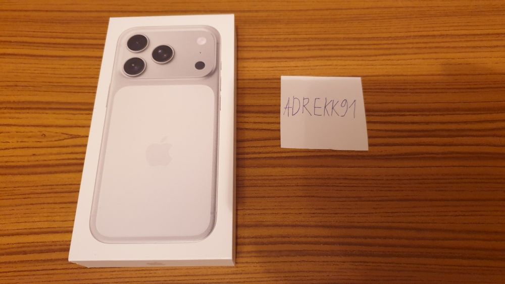 Nowy Iphone 17 Pro srebrny 512 GB w cenie 256 GB polska dystrybucja