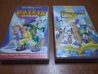 2 VHS: "Pateta, O Filme" + "Radicalmente Pateta" (Disney)