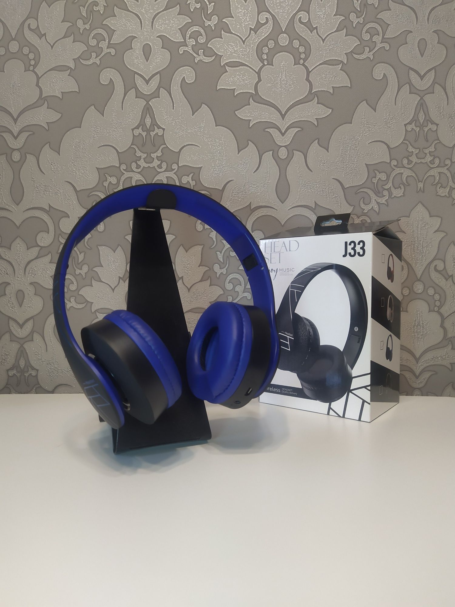Навушники бездротові накладні j33 Bluetooth