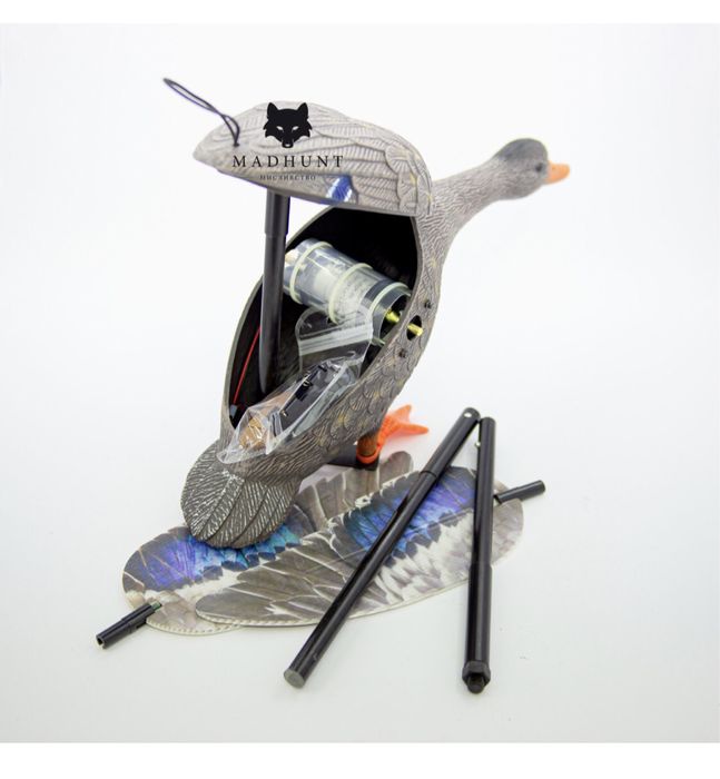 Махокрыл утки . Летящая утка . Электрическая утка