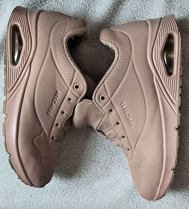 Кроссовки  бежевые женские SKECHERS