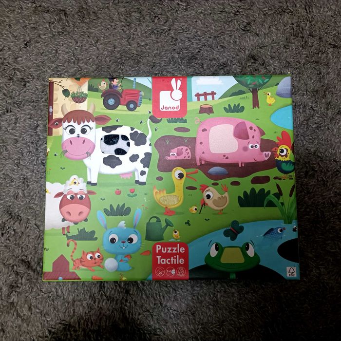 Puzzle sensoryczne Farma - Janod Farma