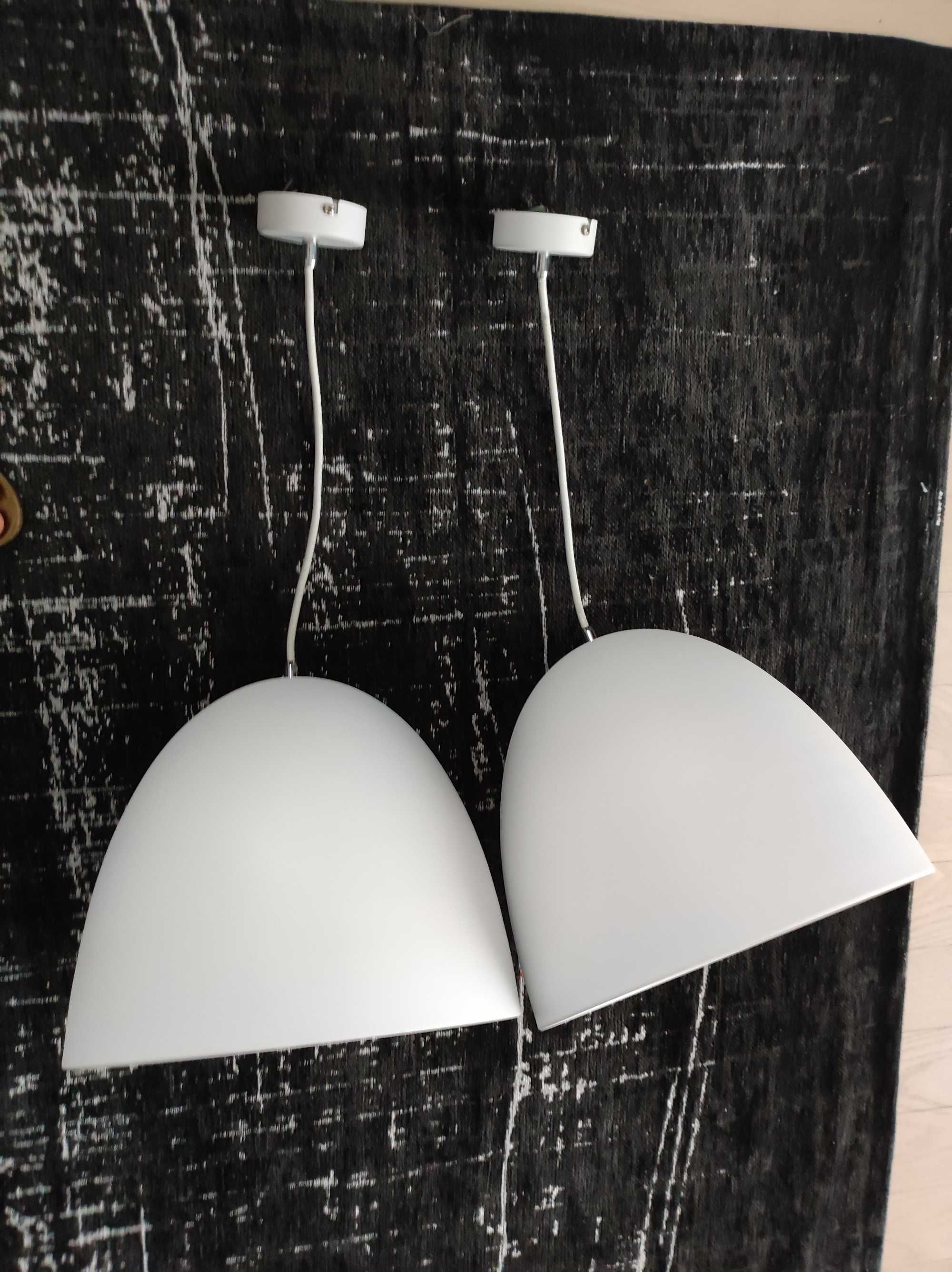 lampa nad stół biały mat