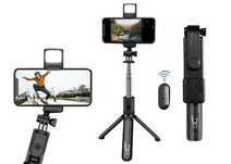 Uchwyt do telefonu 3w1 LTC Selfiestick + Statyw tripod + Lampa GGW