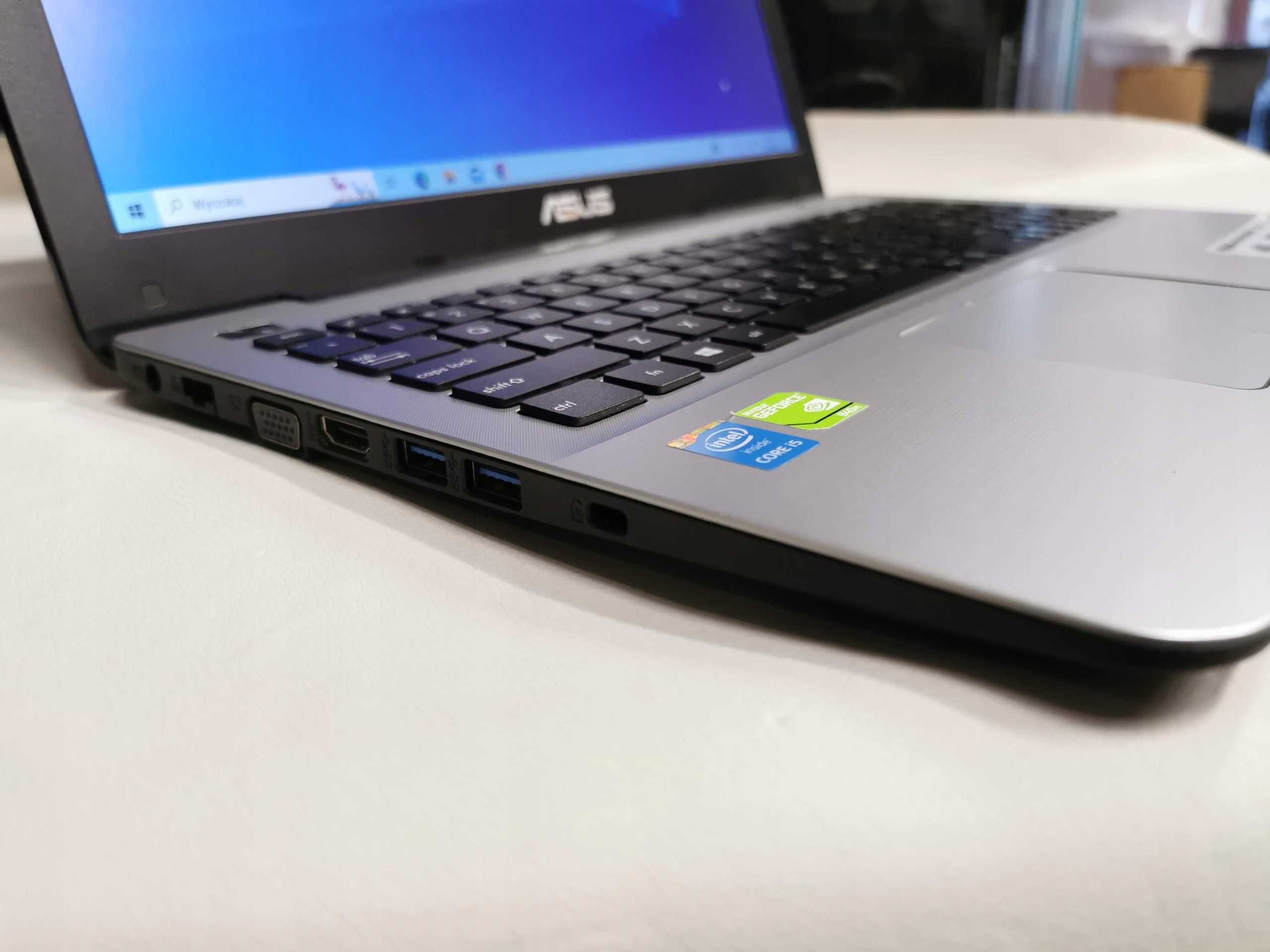 Laptop Asus X555L i5 8GB 512SSD GF940 15,6 W10 2h